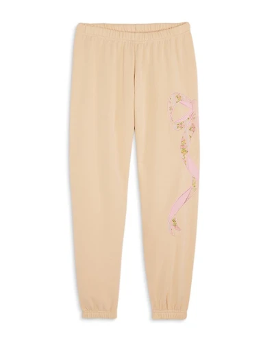Girls' Dylan Bow Appliqué Jogger Pants - Big Kid