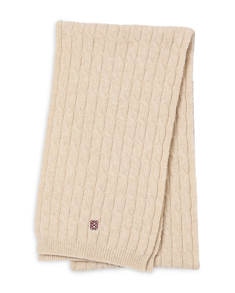 Sandro Cable Knit Scarf