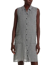 Linen Classic Collar Dress