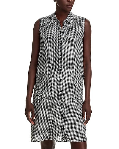 Eileen Fisher Linen Classic Collar Dress