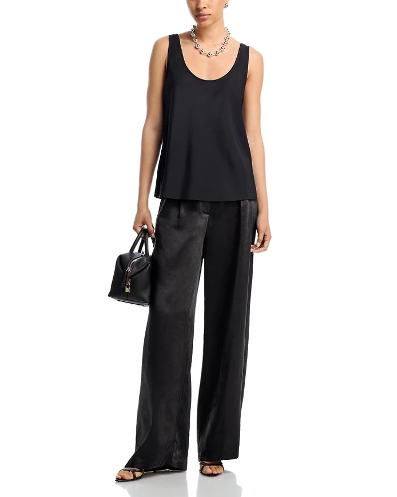 Satin Wide Leg Pants