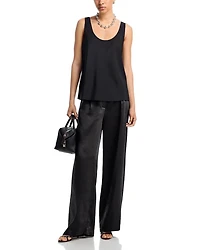 Satin Wide Leg Pants