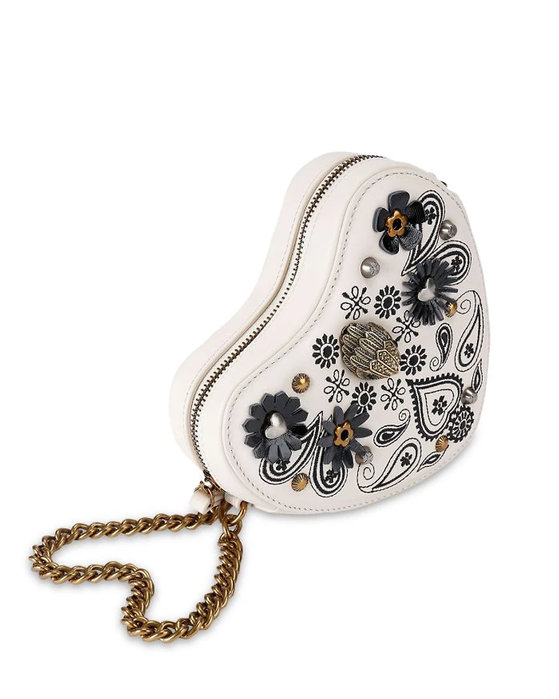 Kensington Flower Heart Crossbody