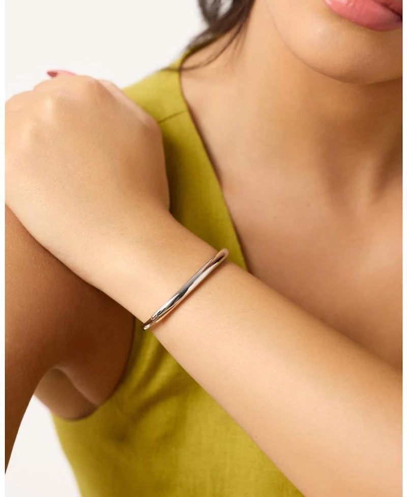 Brynley Brass Silver Bracelet