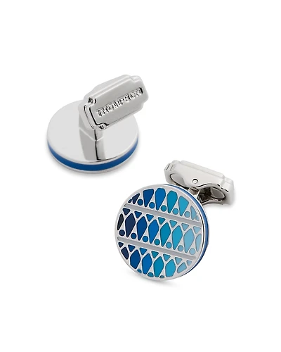 Thompson Of London Cairo Leaf Cufflinks