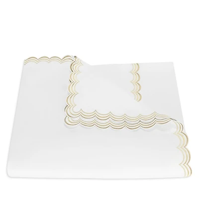 Stella Scalloped Embroidered Duvet Cover