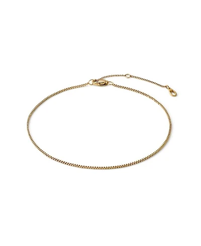 Alden Stainless Steel Gold Anklet
