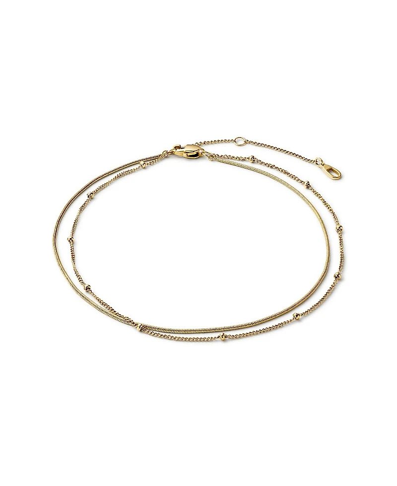 Ana Luisa Hallie Stainless Steel Gold Anklet