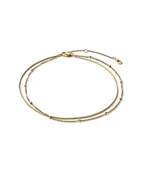 Ana Luisa Hallie Stainless Steel Gold Anklet