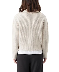 Layla Zip Through Knit Sweater