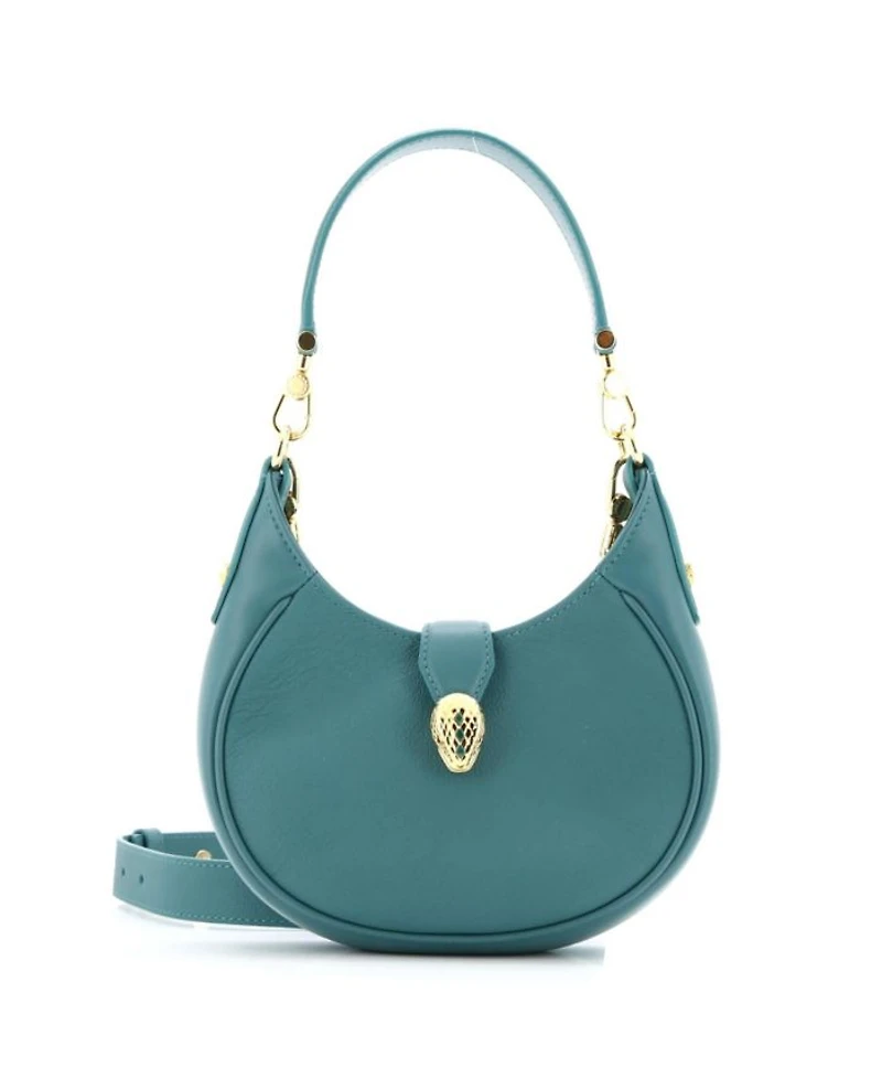 Small Serpenti Ellipse Crossbody Bag Leather