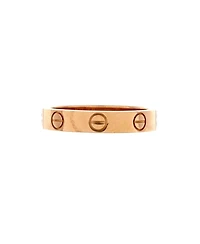 Pre-Owned Cartier Love Wedding Band Ring 18K Rose Gold