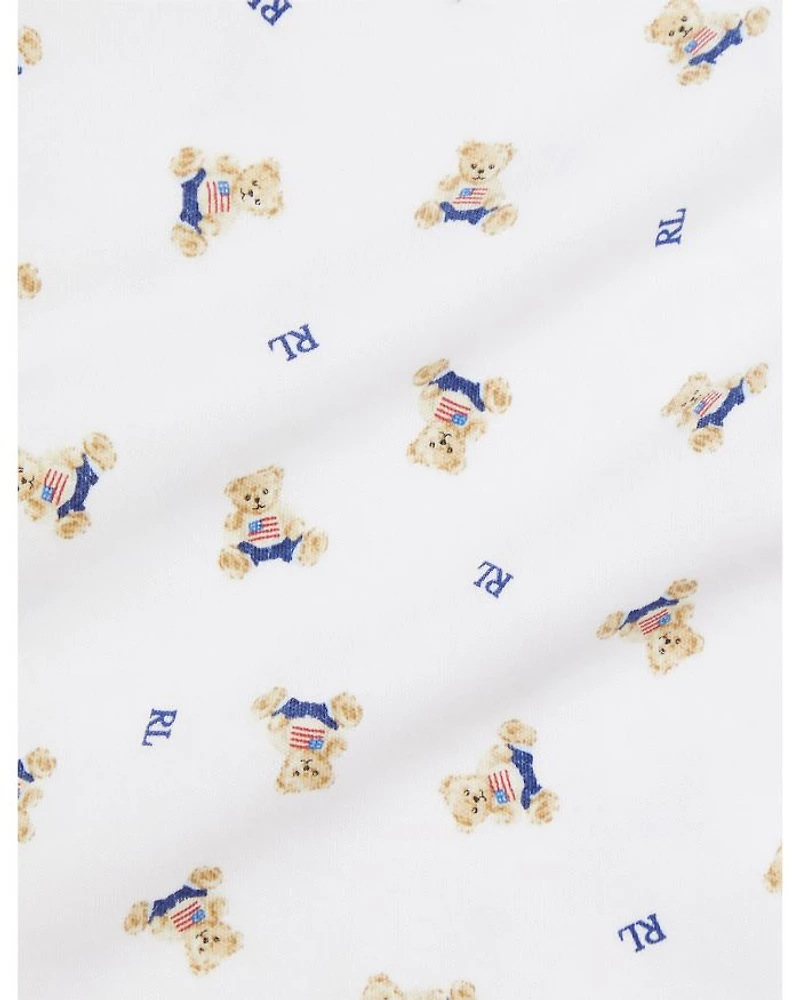 Polo Bear Cotton Bodysuit, Pack of 2 - Baby