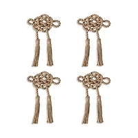 Juliska Mystic Knot Napkin Ring, Set of 4