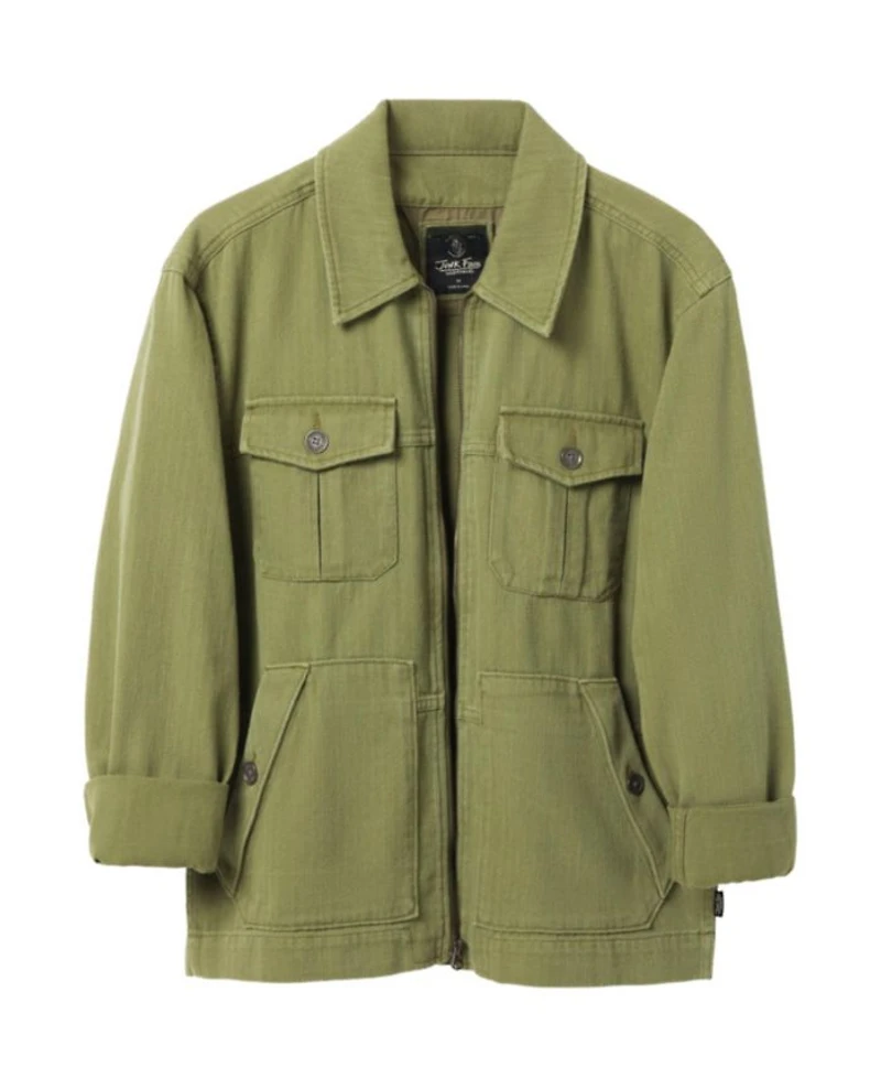 Unisex Utility Twill Shacket