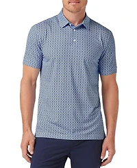 Mizzen+Main Versa Short Sleeve Polo Provence Parquet