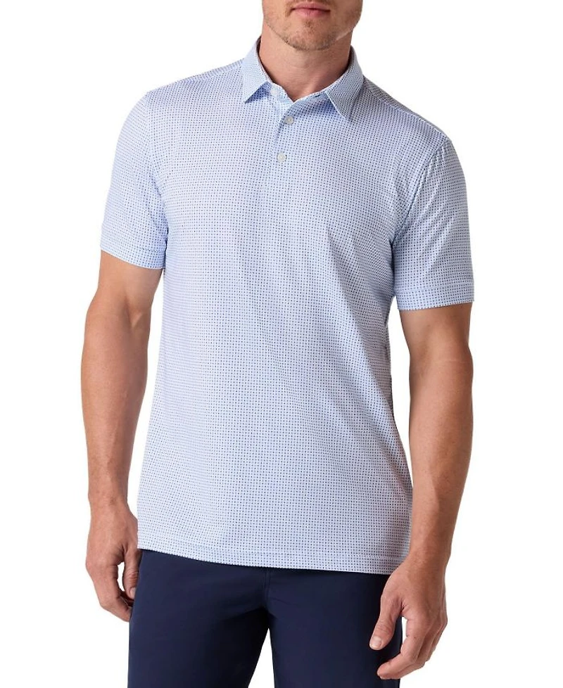 Versa Short Sleeve Polo White Multi Floral