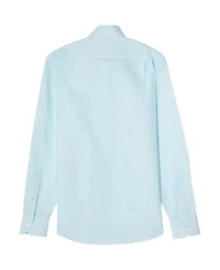 Reynolds Micro Stripe Cotton/Linen Contemporary Fit Shirt
