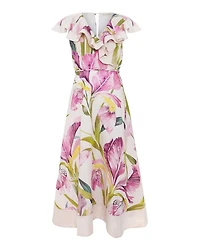 Matilda Floral Print Midi Dress