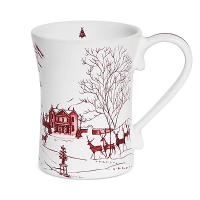 Juliska Country Estate Winter Frolic Mug, Ruby