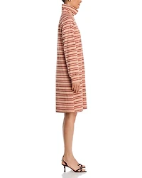 Alice Stripe Turtleneck Dress