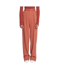 Wool and Viscose like Pants with Darts