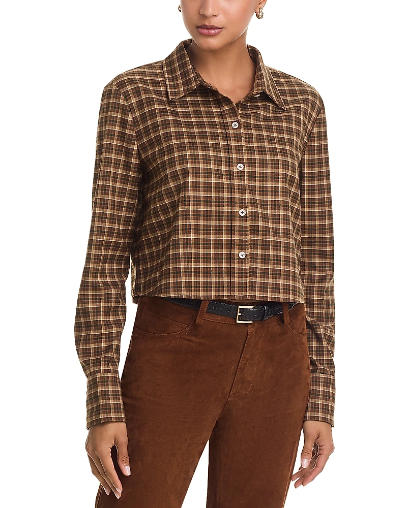 Wayf Clover Cropped Shirt