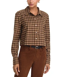 Wayf Clover Cropped Shirt
