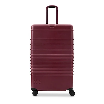 The Large Check in Roller - Burgundy