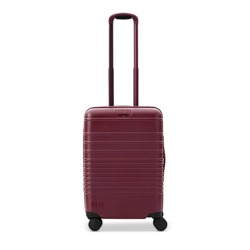 The Carry on Roller Suitcase, Burgundy
