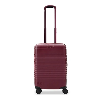 The Carry on Roller Suitcase, Burgundy