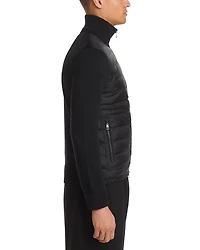 Padded Zip Up Cardigan