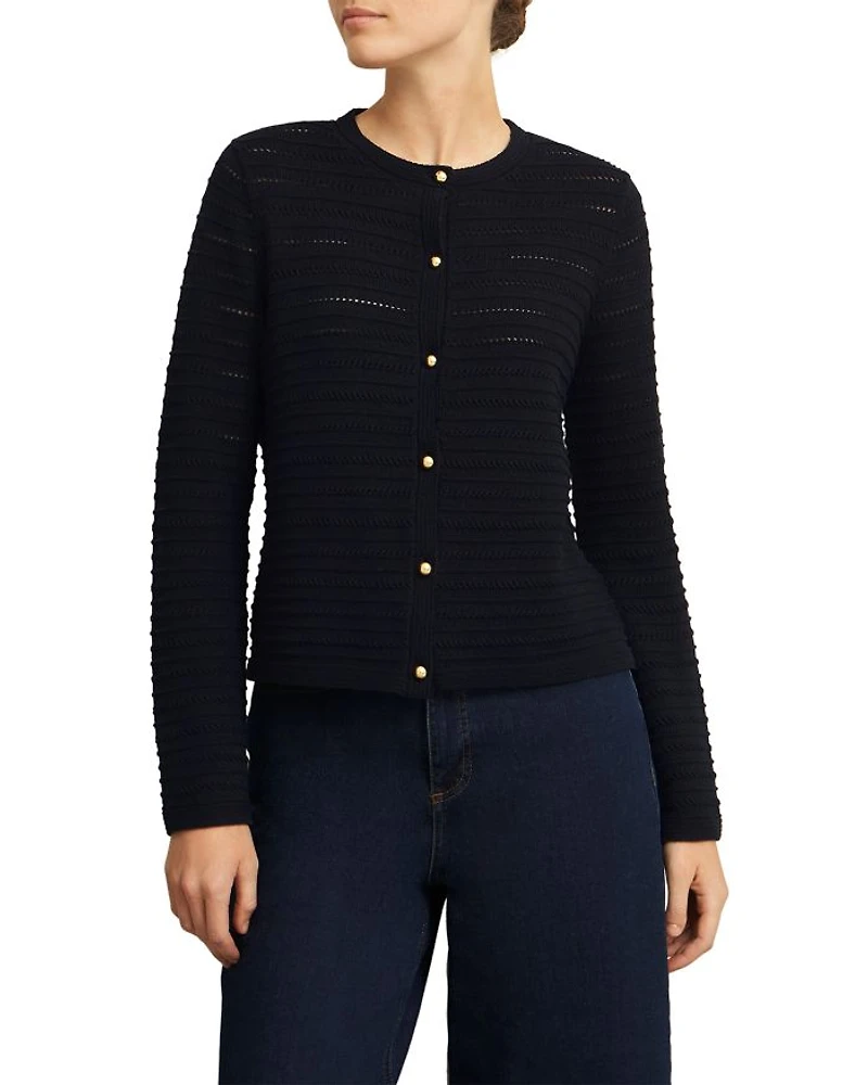 Amber Open Stitch Cardigan