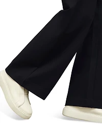 Petites Prim Pull On Wide Leg Pants