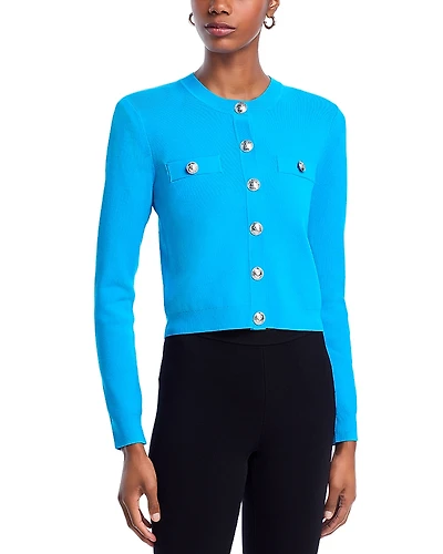 L'Agence Toulouse Cropped Cardigan