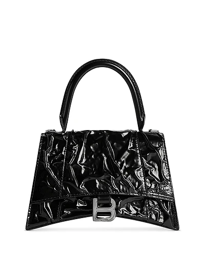 Balenciaga Hourglass Handbag Crushed Effect