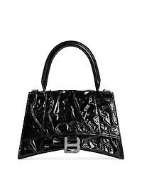 Balenciaga Hourglass Handbag Crushed Effect