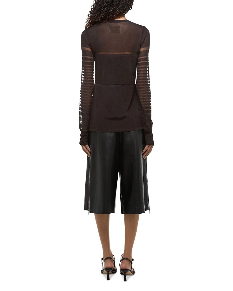 Shadow Striped Long Sweater