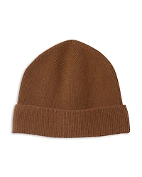 Sandro Cashmere Ribbed Turn Up Beanie