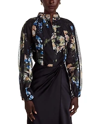 Nancy Yang Seamed Blouse