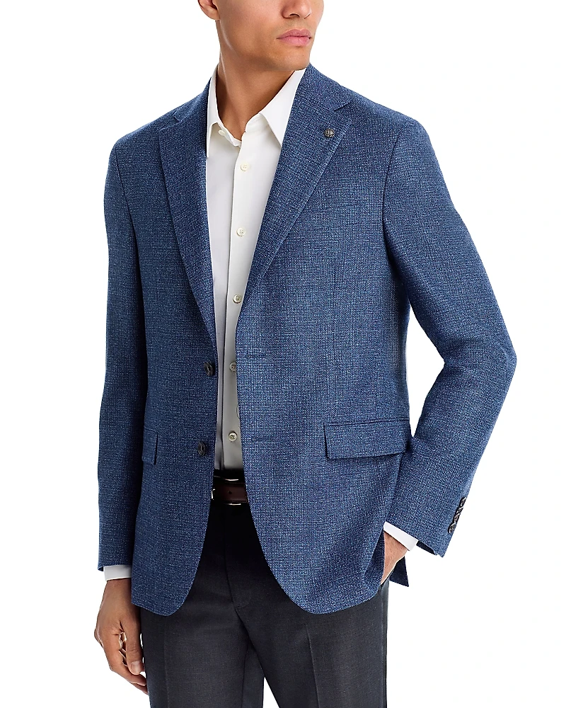 Jack Victor Midland Textured Solid Regular Fit Sport Coat