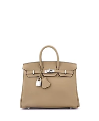 Pre-Owned HERMES Birkin Handbag Togo with Palladium Hardware