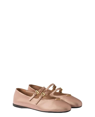 Women's Satin Ballerinas
