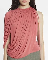 Draped Jersey Top