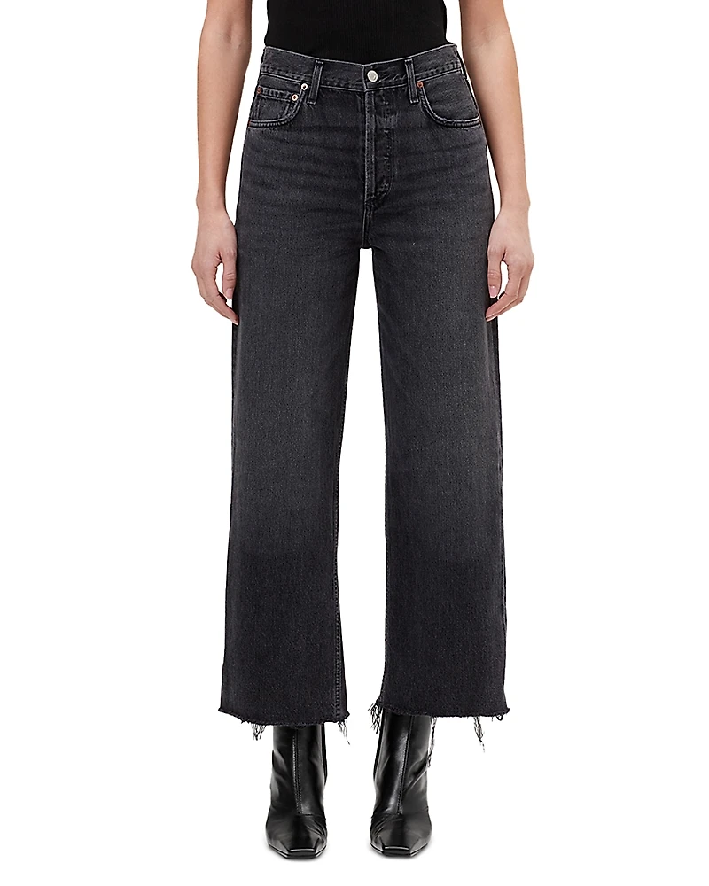 Agolde Ren High Rise Wide Leg Jeans