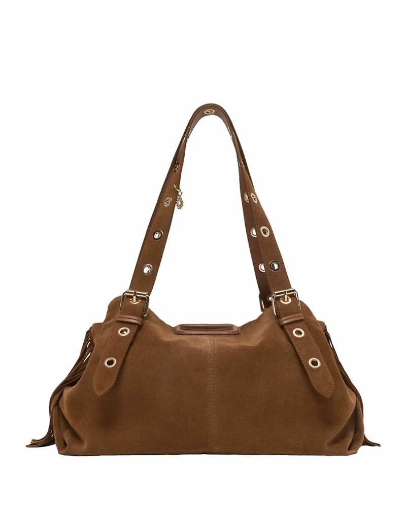 Suede Miss M XL Bag