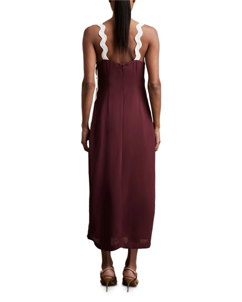 Asher Wave Craft Midi Dress