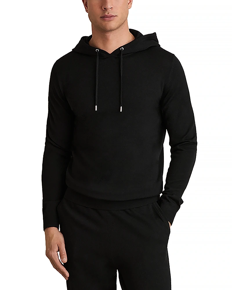Reiss Merino Wool Hoodie