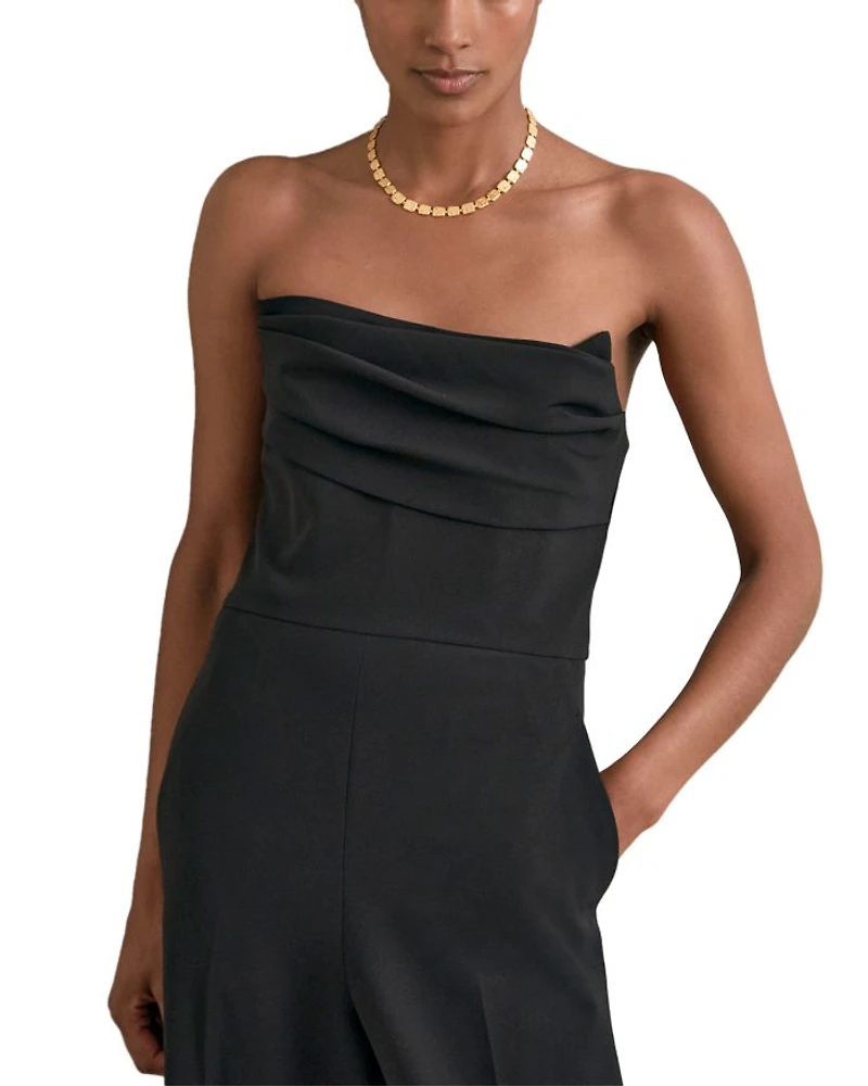 Ayla Structured Bandeau Jumpsuit