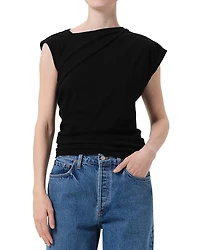 Agolde Beth Asymmetric Tee